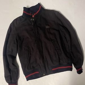 Men's Vintage Paul & Shark Size M Wool Blend Lined Zip Up Jacket Bomber